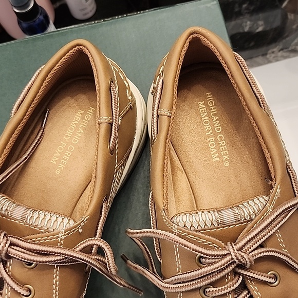 Highland Creek Men's Boat shoes 10 - Picture 3 of 5
